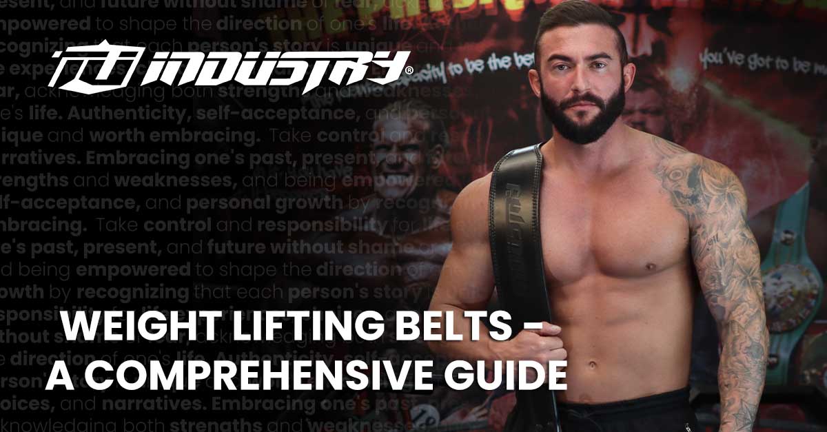 team industry weight training belt