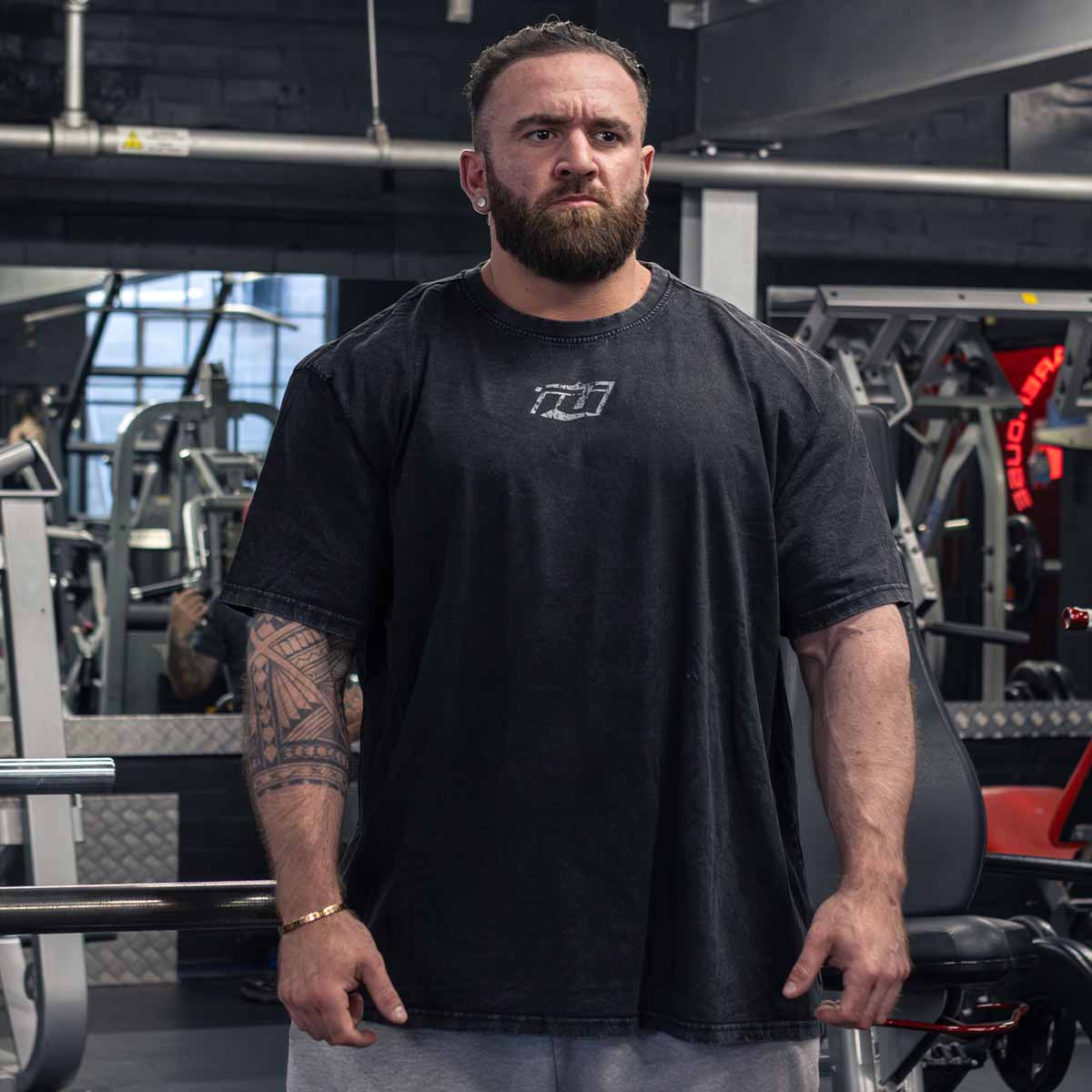 INDUSTRY T SHIRT TEE FOR FITNESS GYM WORKOUT BODYBUILDING