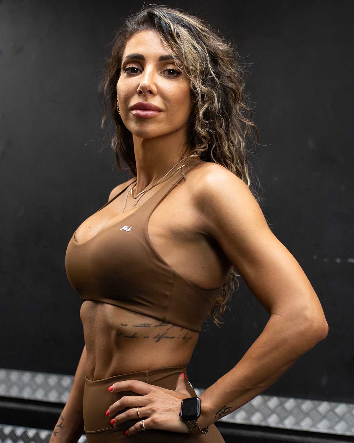 INDUSTRY WOMENS SCULPT SPORTS BRA GYM FITNESS