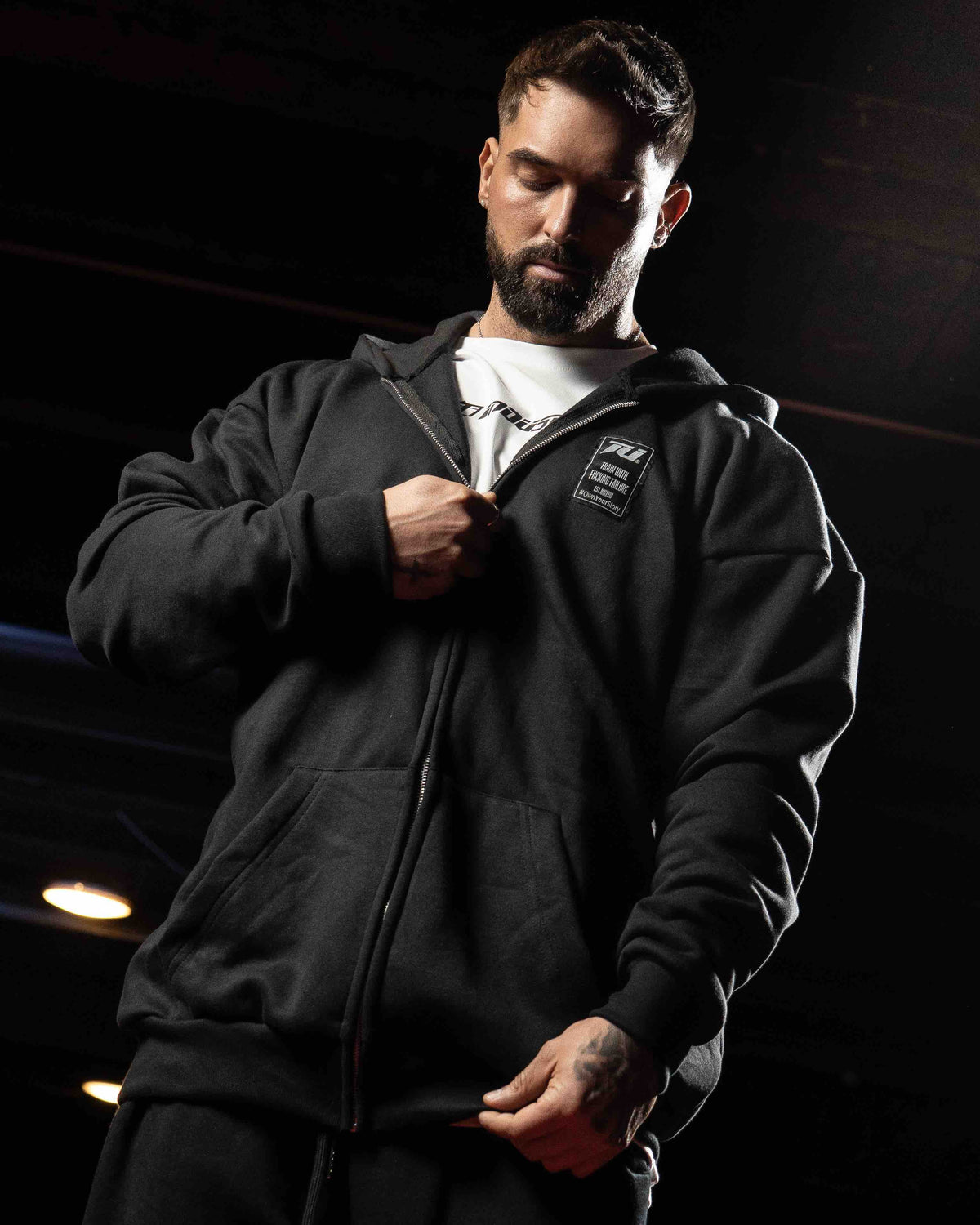 Statement Zip Hoodie