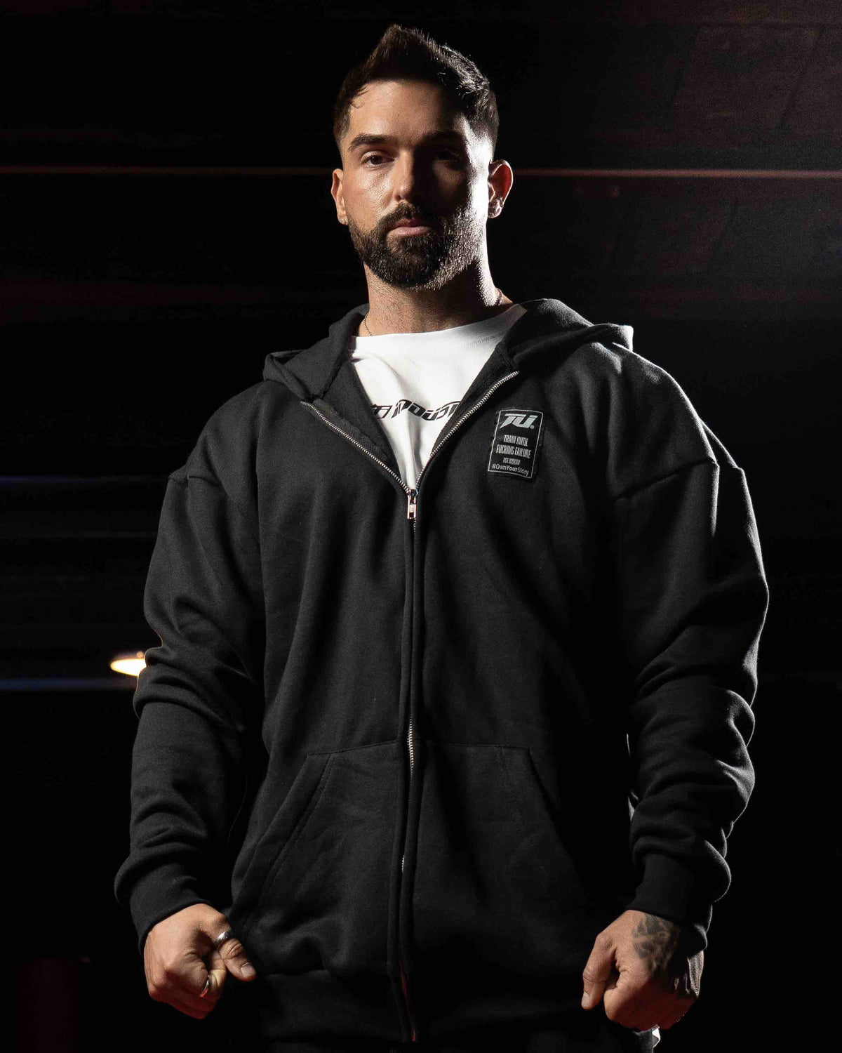 Statement Zip Hoodie