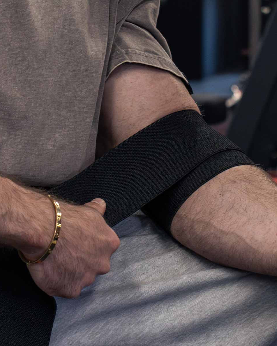 team industry elbow wraps for bench press and power lifting