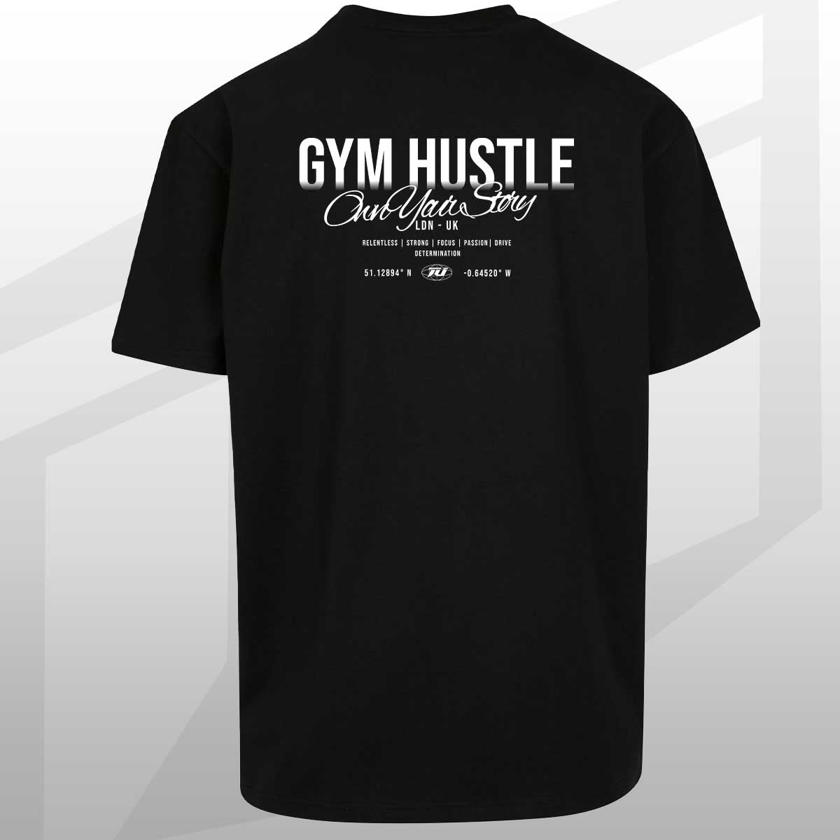 TEAM INDUSTRY CITY HUSTLE GYM FITNESS MENS TEE SHIRT FOR BODYBUILDING