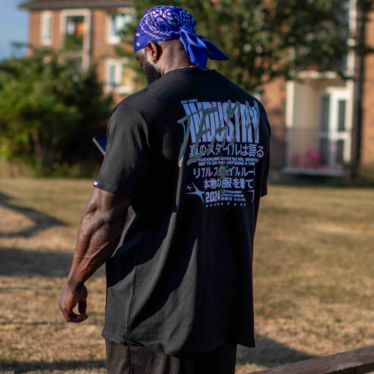 team industry bodybuilding and fitness tee shirt for strongman hyrox