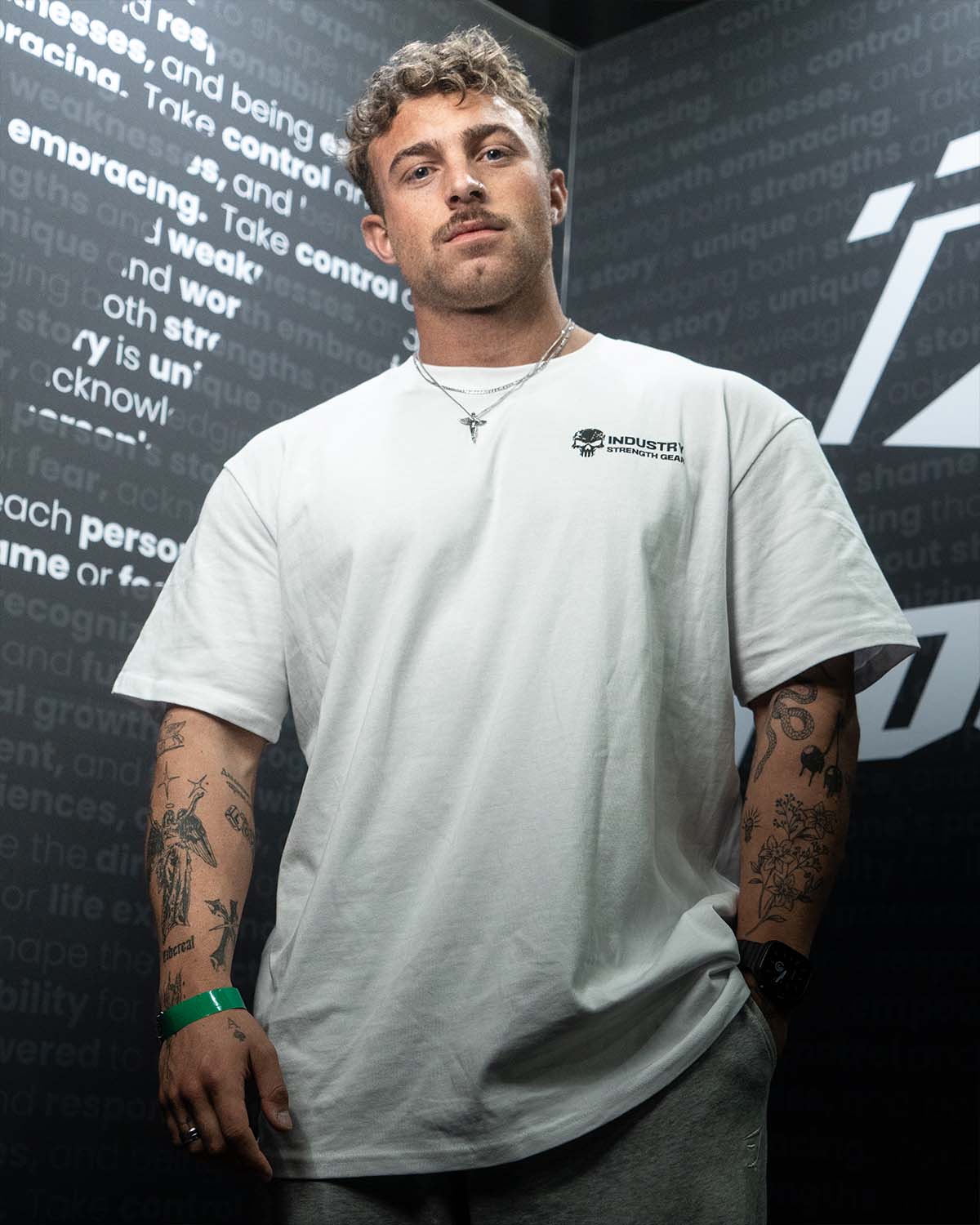 oversize bodybuilding cotton tee shirt