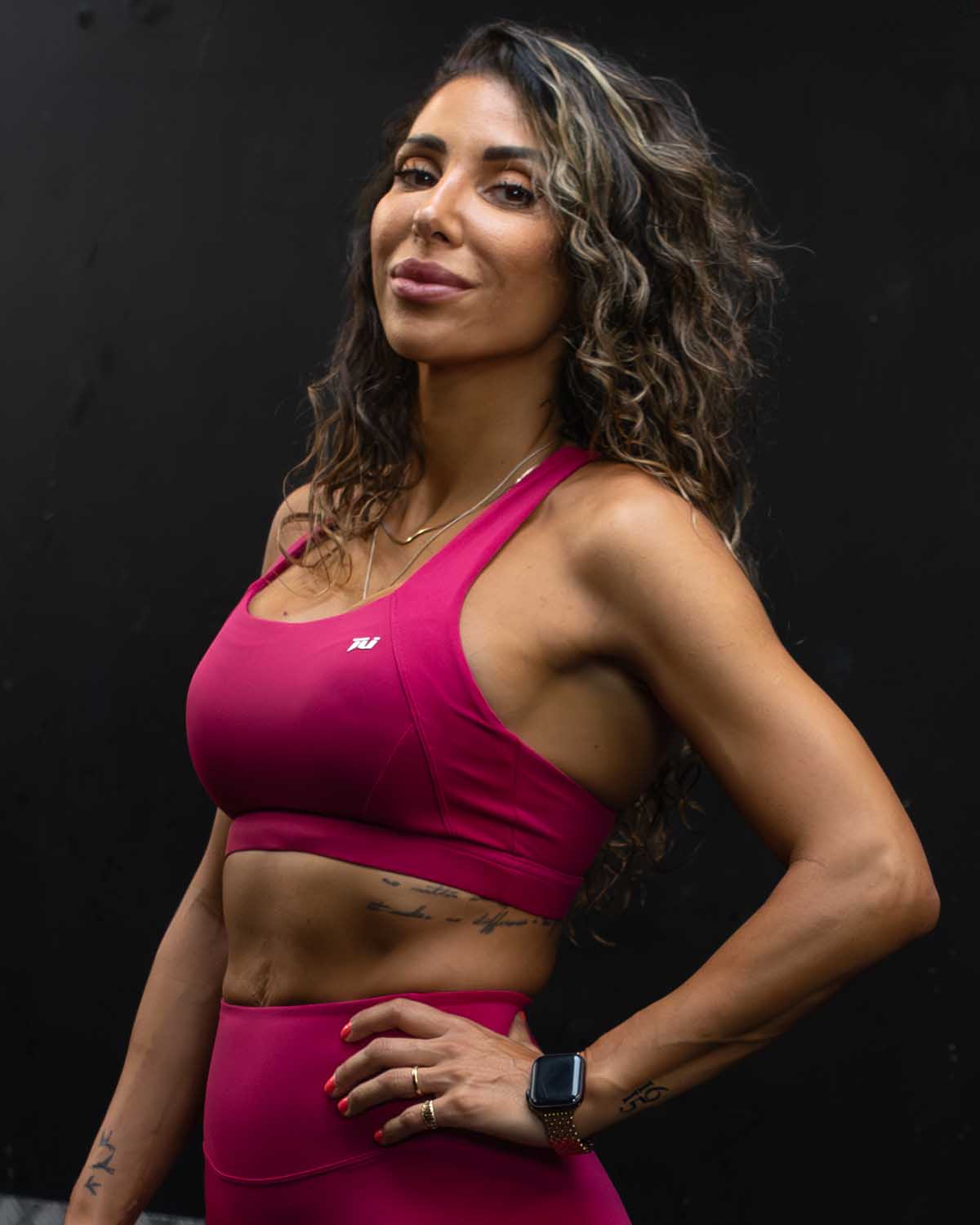 INDUSTRY WOMENS SCULPT SPORTS BRA GYM FITNESS