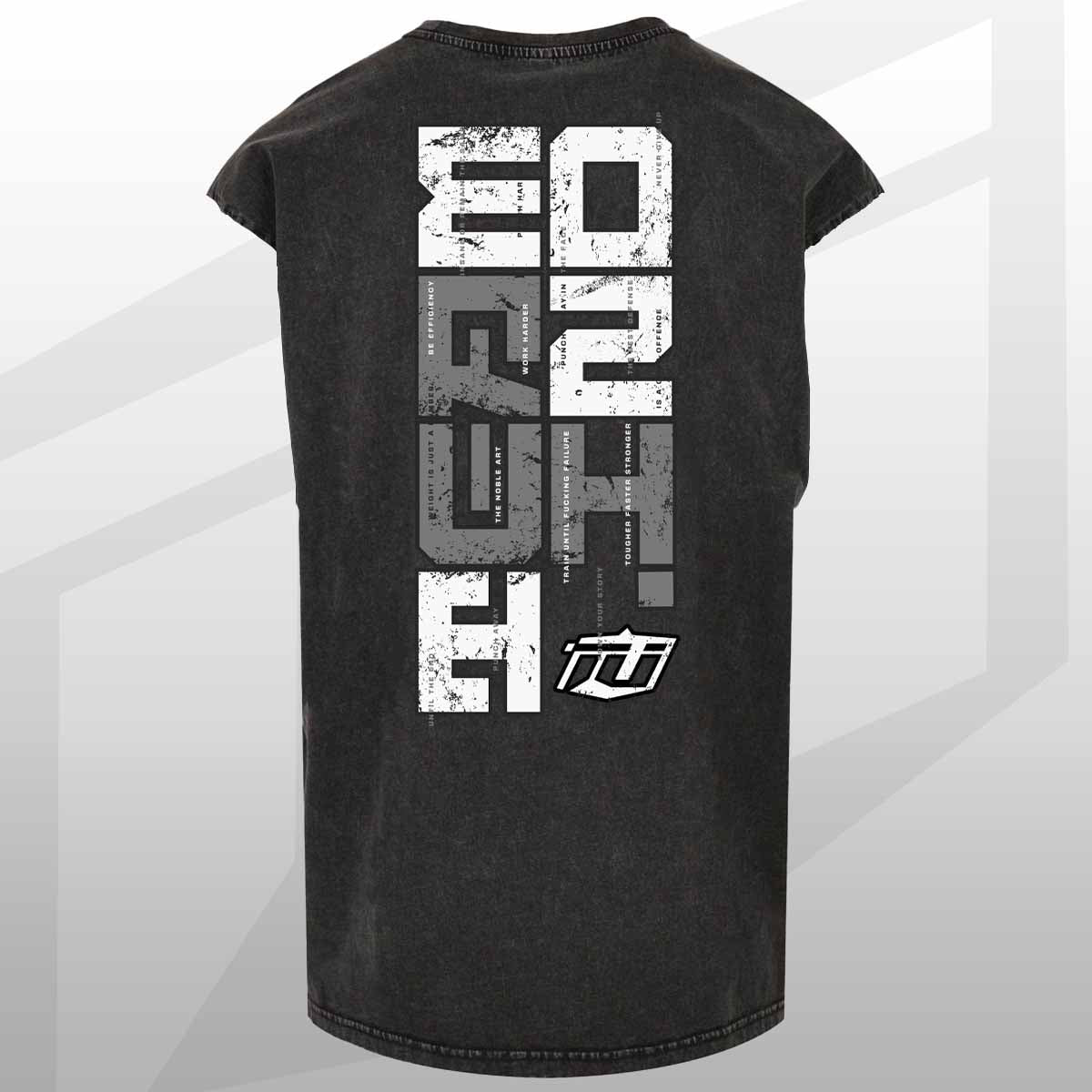 TEAM INDUSTRY SLEEVELESS OVERSIZE TEE FOR GYM FITNESS BODYBUILDING