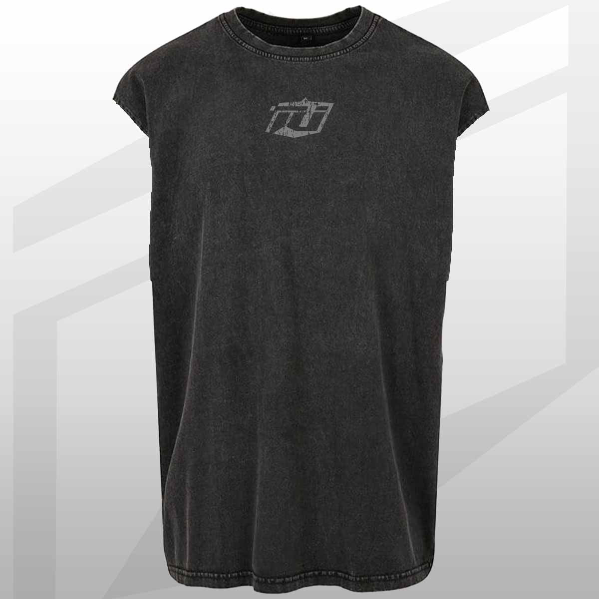 TEAM INDUSTRY SLEEVELESS OVERSIZE TEE FOR GYM FITNESS BODYBUILDING