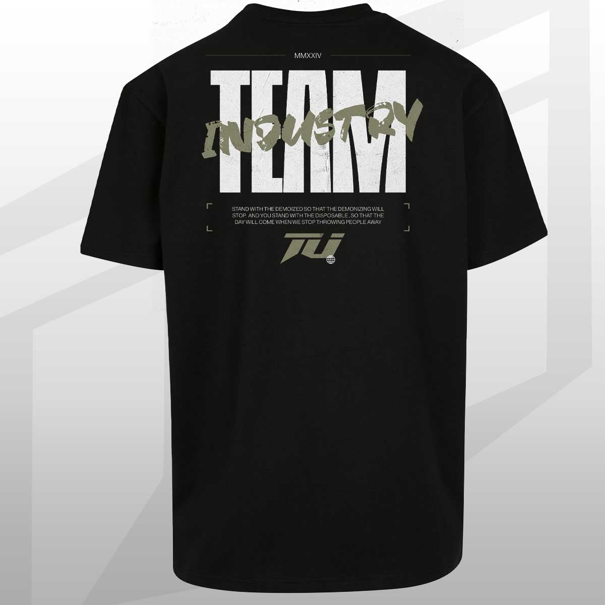 INDUSTRY T SHIRT TEE FOR FITNESS GYM WORKOUT BODYBUILDING