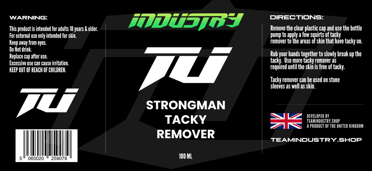 Team Industry Strongman Atlas Stone Tacky Remover