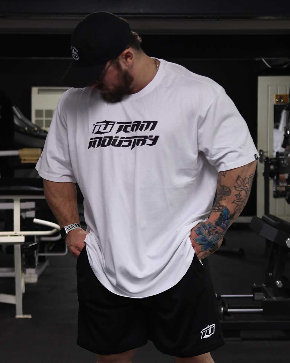 team industry oversize mens tee for bodybuilding & fitness
