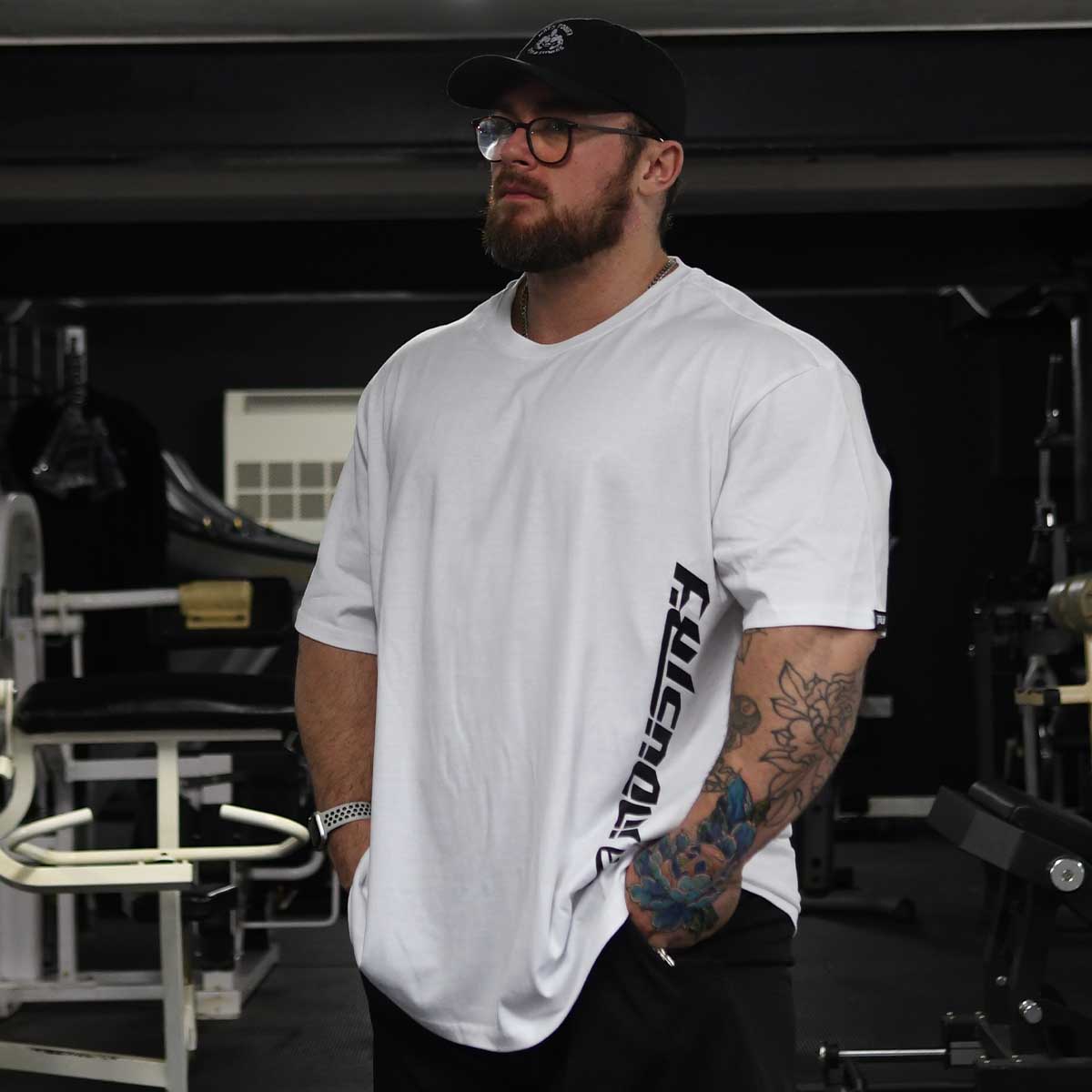 team industry oversize mens tee for bodybuilding & fitness