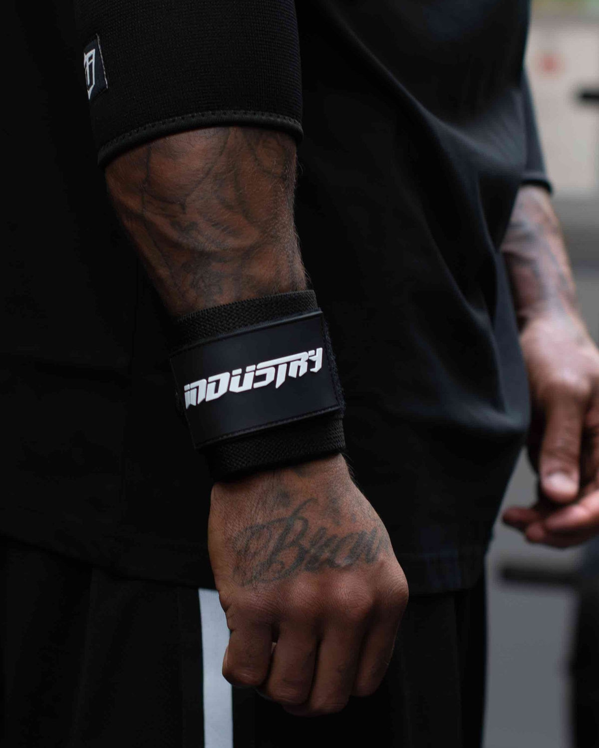 INDUSTRY WRIST WRAPS WEIGHT TRAINING BENCH PRESS BODYBUILDING
