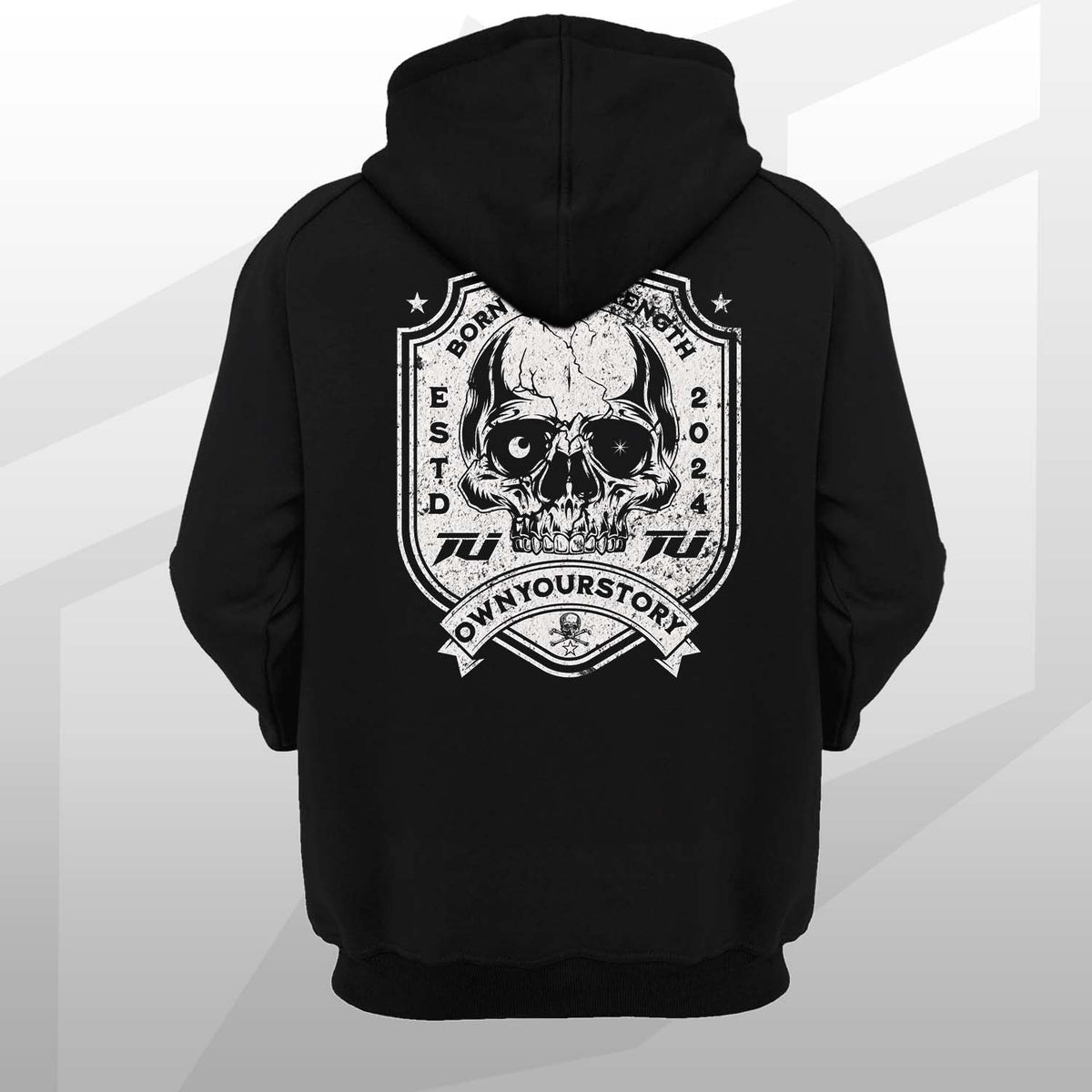 mens cotton hoodie or weight lifting