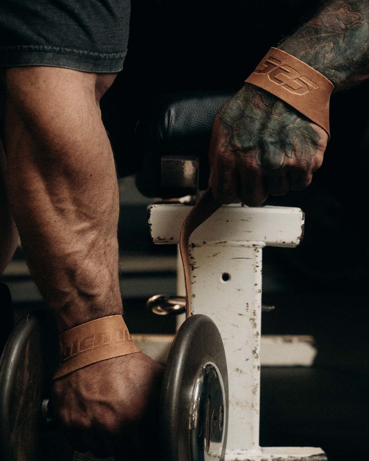 leather weight lifting straps lucy underdown