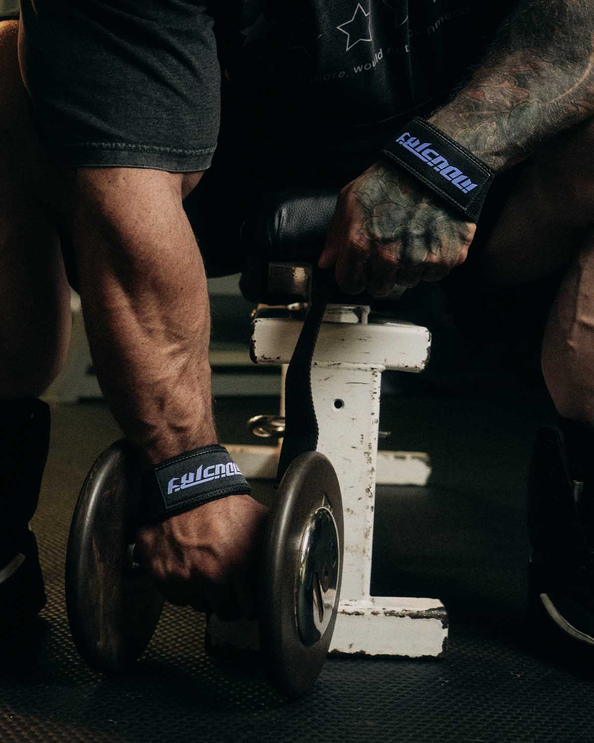 team industry wrist straps deadlifting bodybuilding