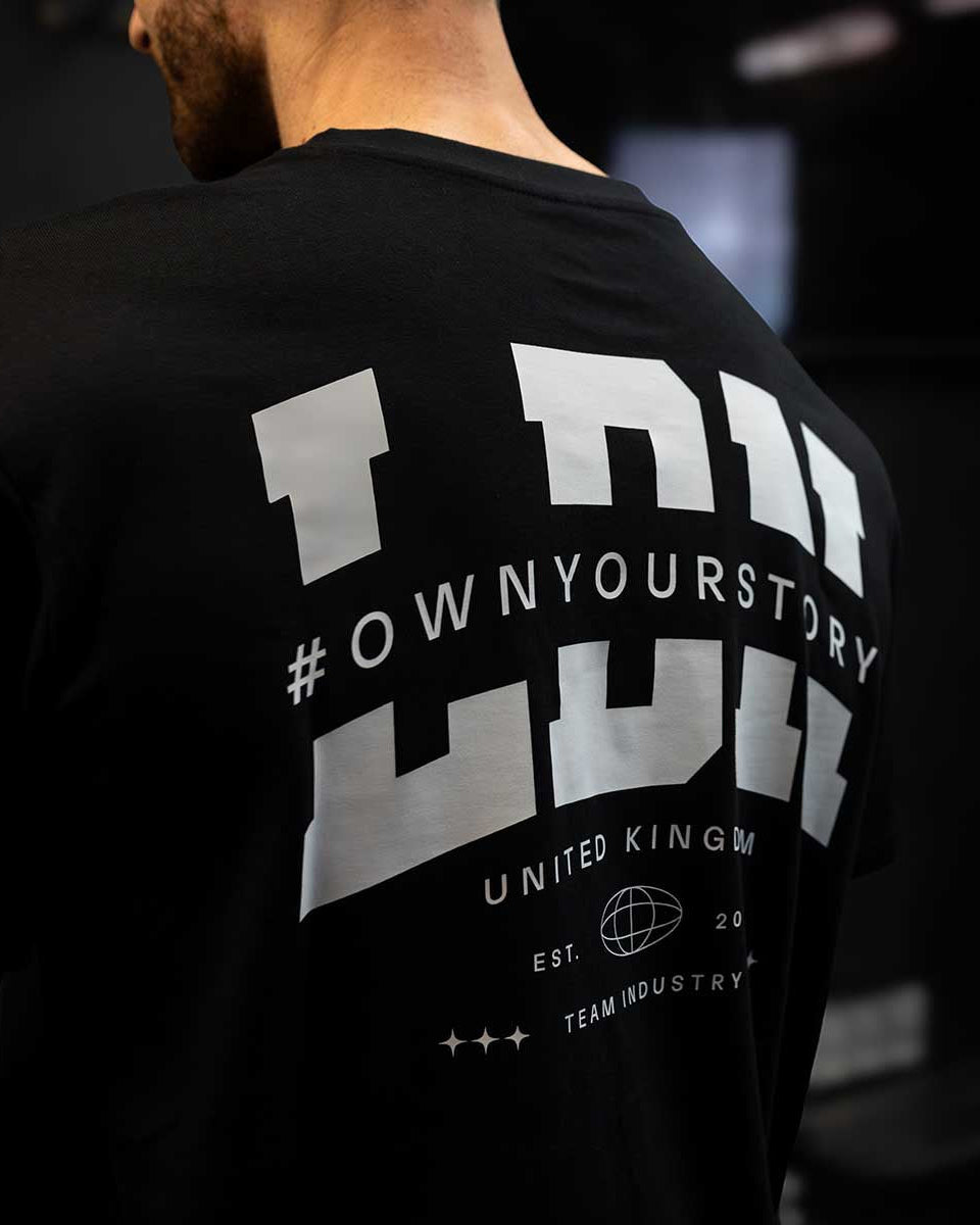 INDUSTRY T SHIRT TEE FOR FITNESS GYM WORKOUT BODYBUILDING