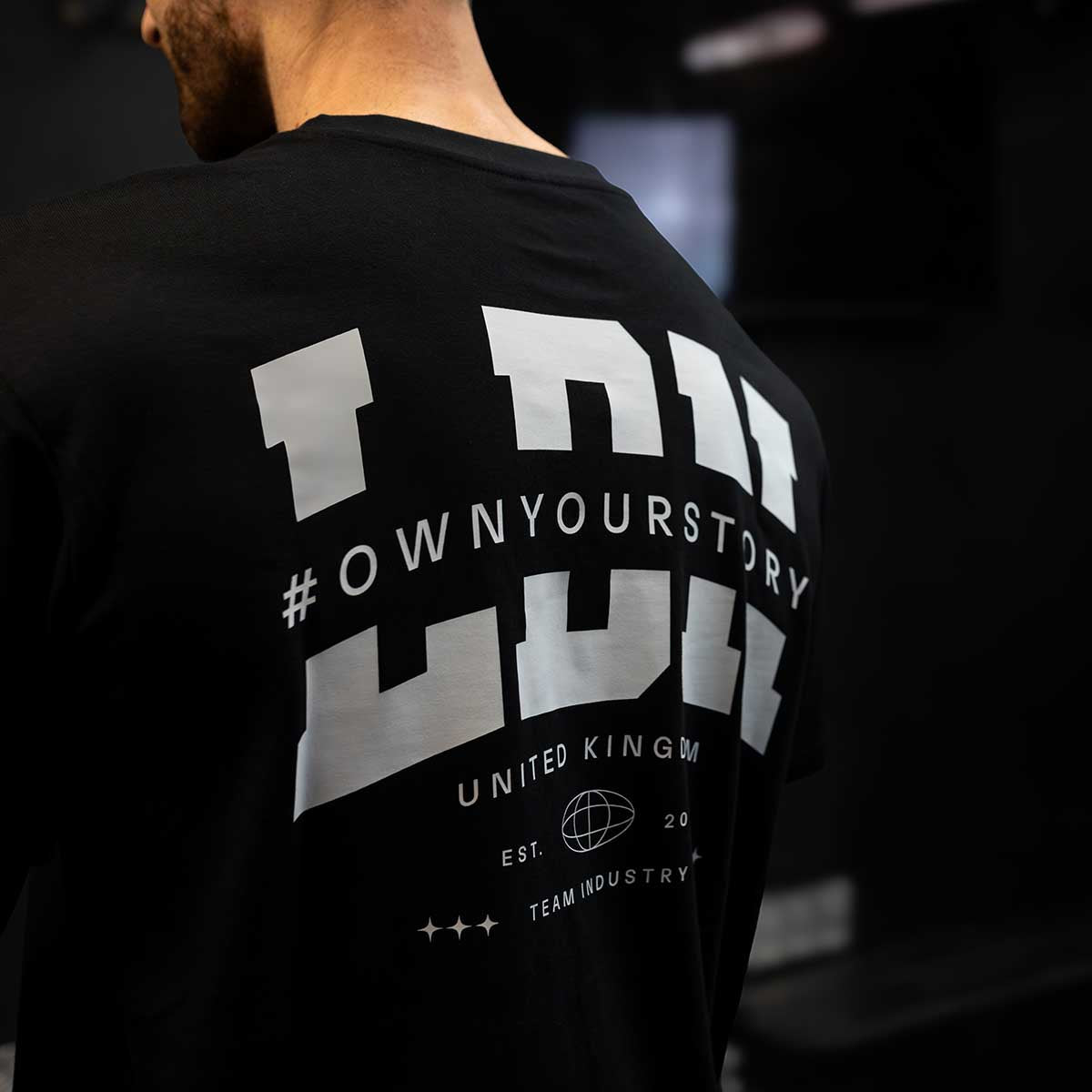 INDUSTRY T SHIRT TEE FOR FITNESS GYM WORKOUT BODYBUILDING