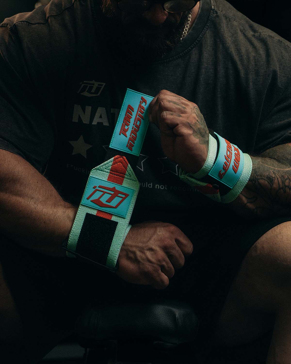 Team Industry Wrist Wraps - Teal