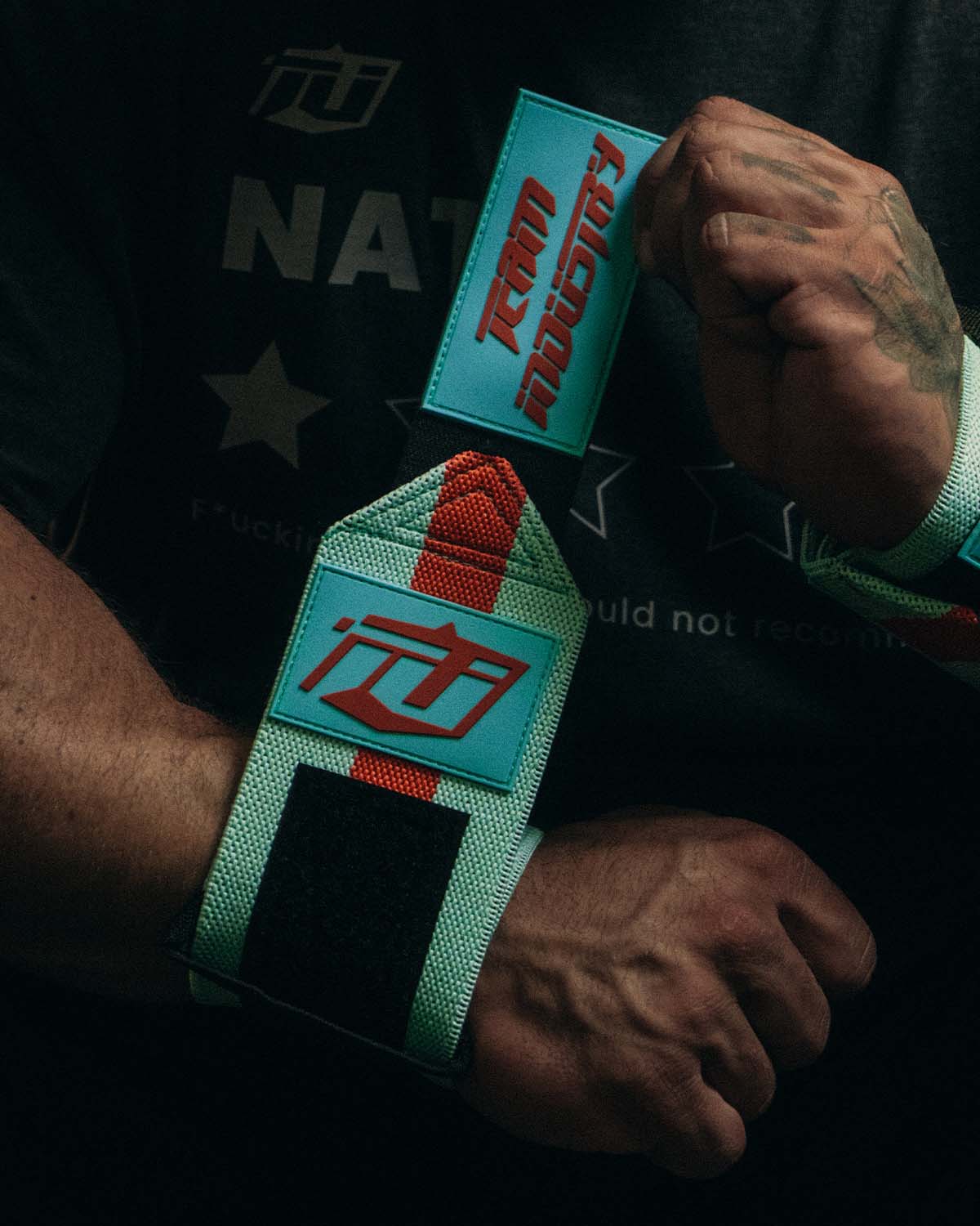Team Industry Wrist Wraps - Teal