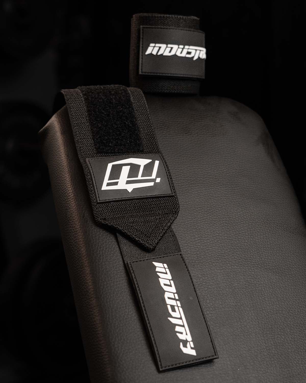 Team Industry Wrist Wraps - Black & White
