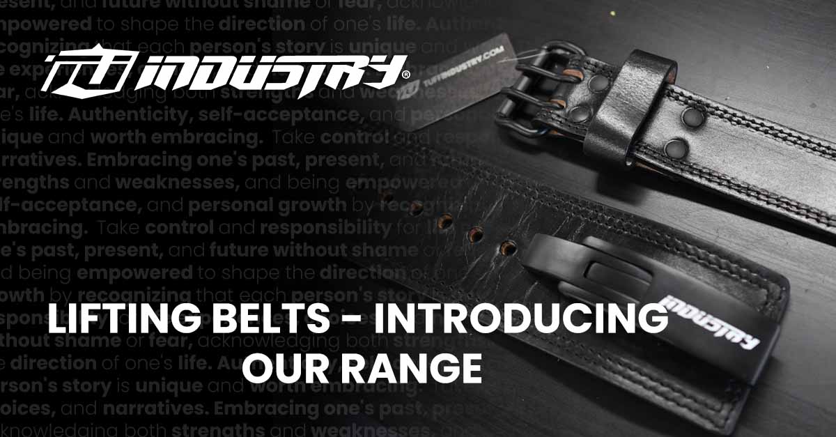 team industry weight lifting belts
