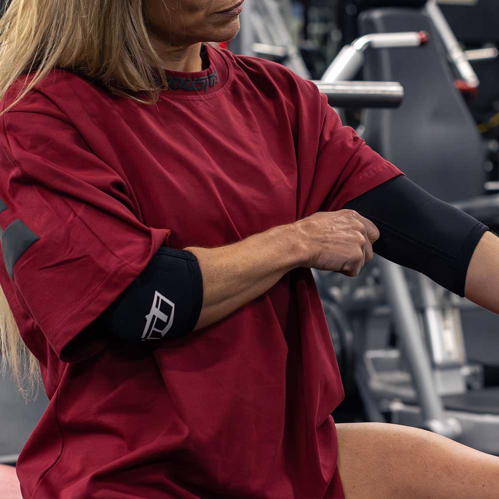 weight lifting elbow sleeves