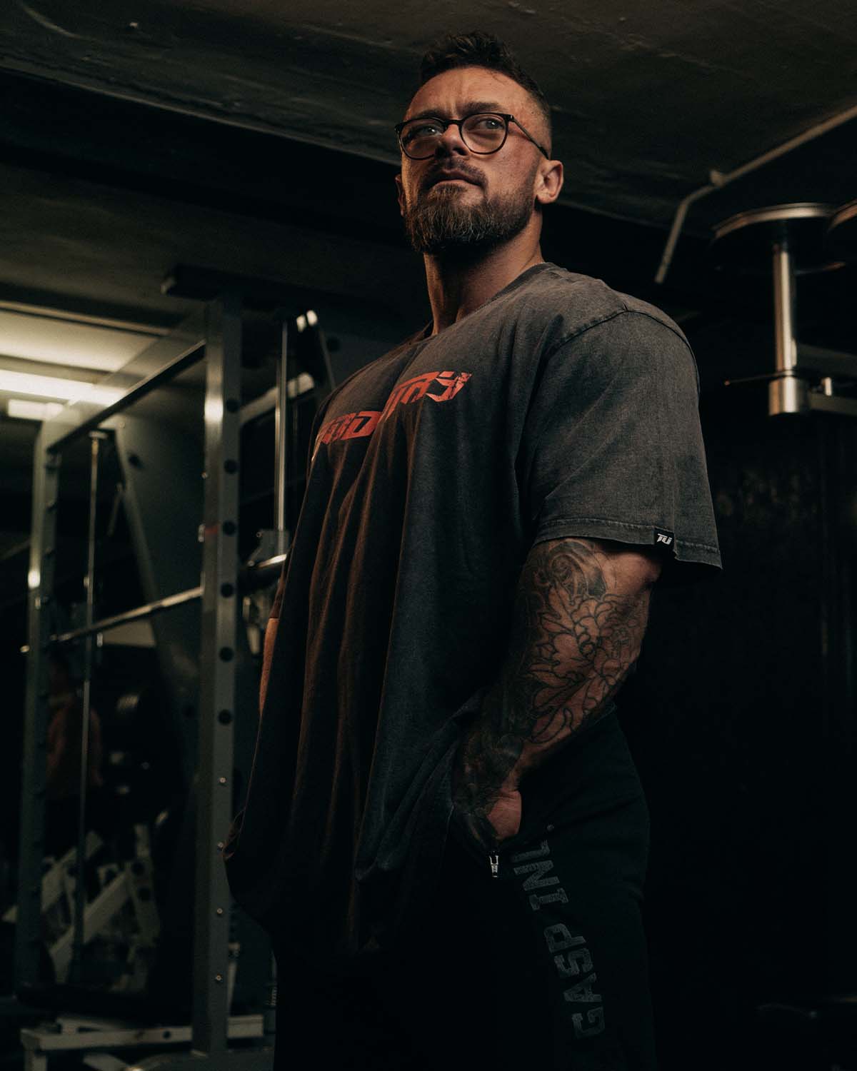 MENS OVERSIZE BODYBUILDING TEE