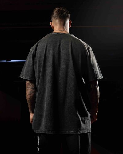 team industry acid wash mens oversize tee shirt