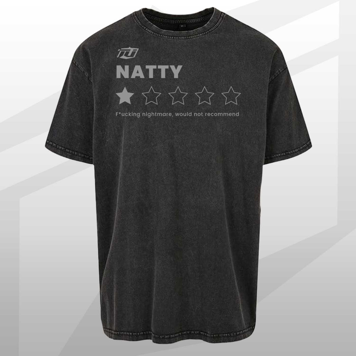 Industry Natty Acid Wash Oversize Tee