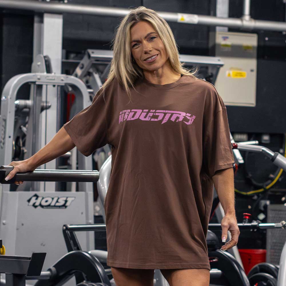 INDUSTRY T SHIRT TEE FOR FITNESS GYM WORKOUT