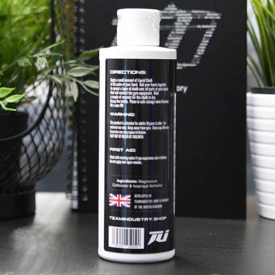 Team industry weight lifting liquid chalk