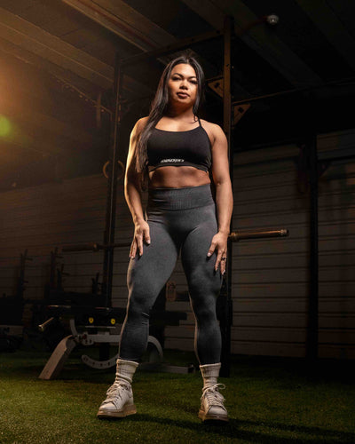 Team Industry Luxe Seamless Leggings - Stone Wash