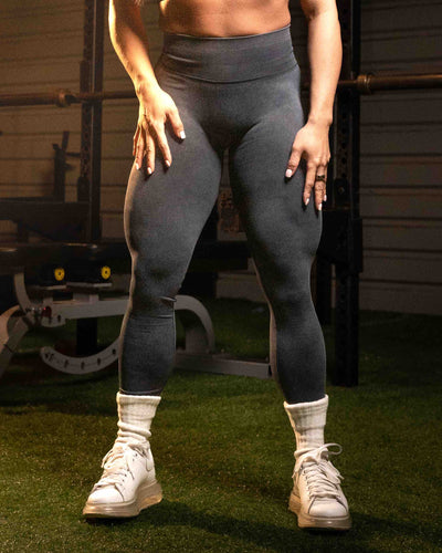 Team Industry Luxe Seamless Leggings - Stone Wash