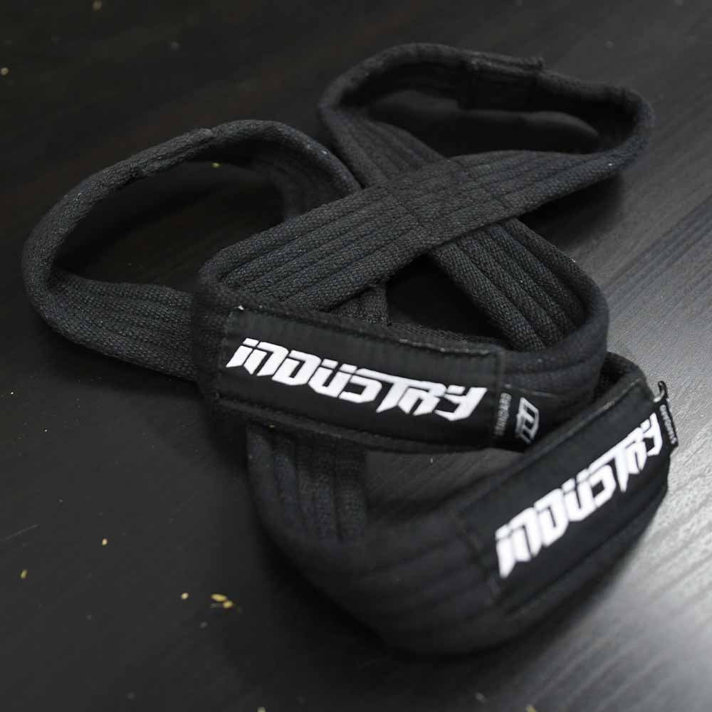 INDUSTRY FIGURE 8 WEIGHT LIFTING STRAPS FOR DEADLIFTING