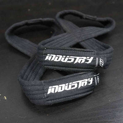 INDUSTRY FIGURE 8 WEIGHT LIFTING STRAPS FOR DEADLIFTING