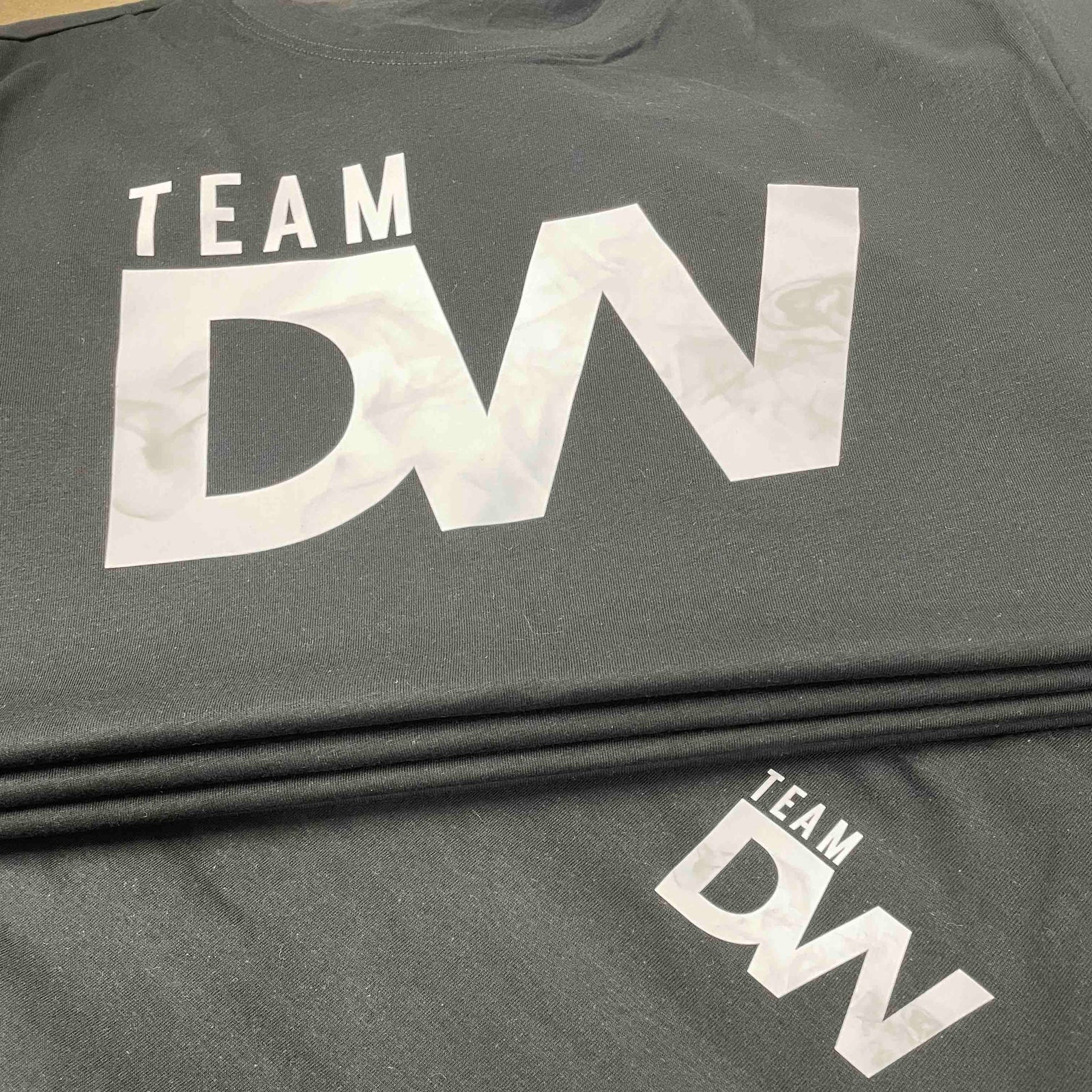 team dw tee shirts for gym fitness