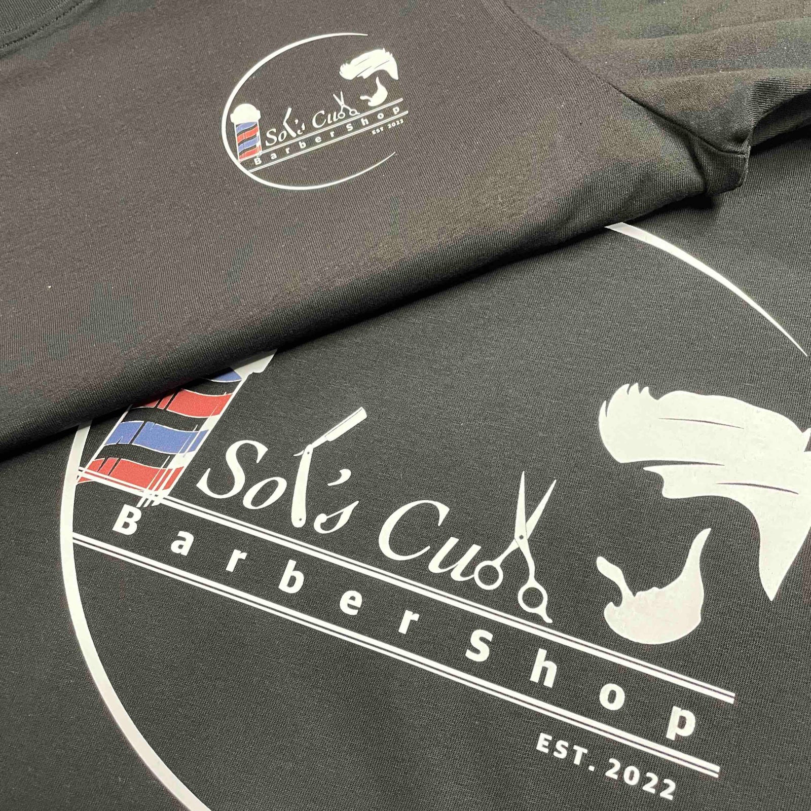 sols cuts barber shop tee shirts