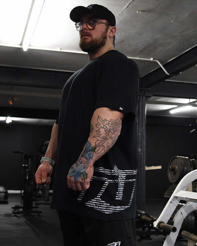 team industry oversize mens tee for bodybuilding & fitness