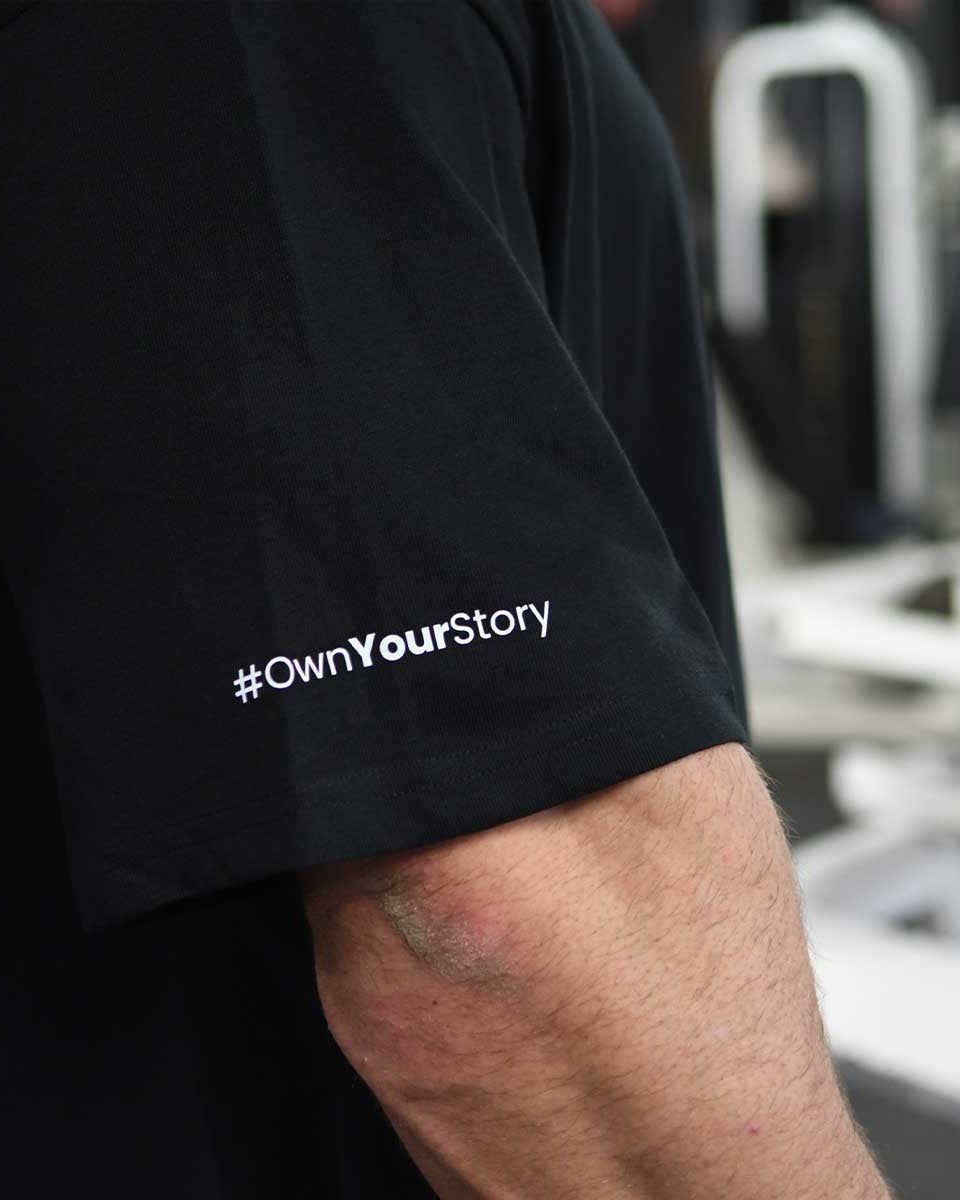 team industry oversize mens tee for bodybuilding & fitness