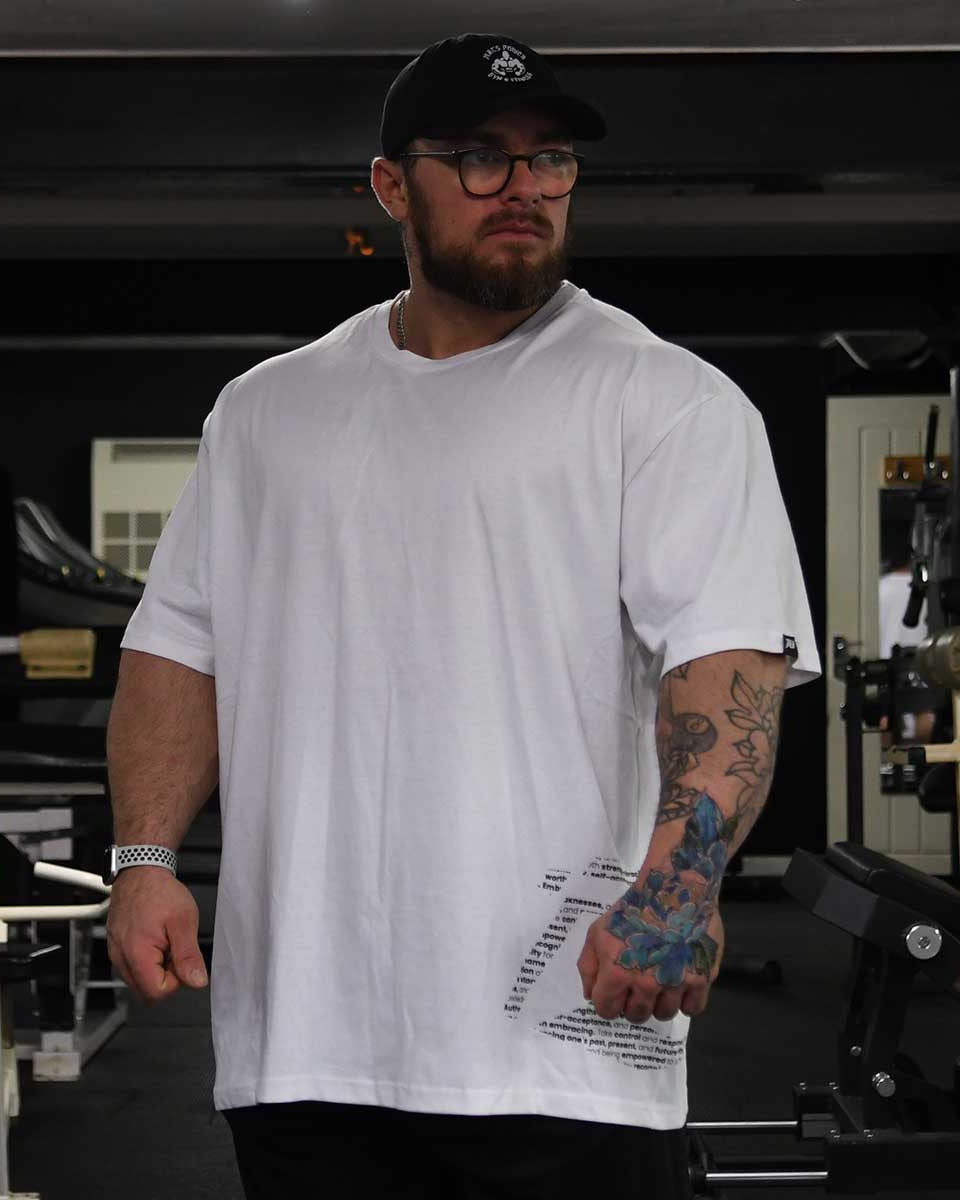 team industry oversize mens tee for bodybuilding & fitness