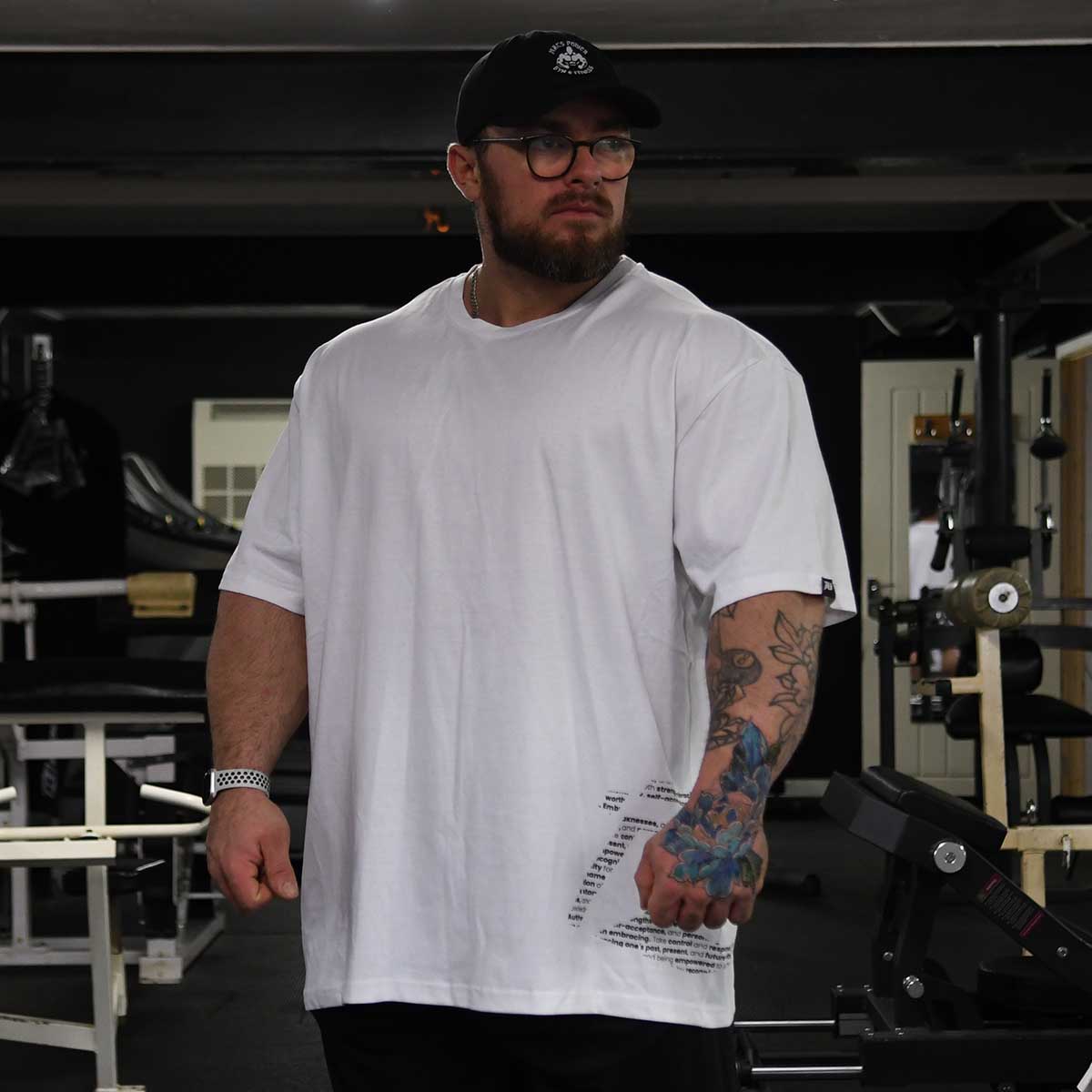 team industry oversize mens tee for bodybuilding & fitness