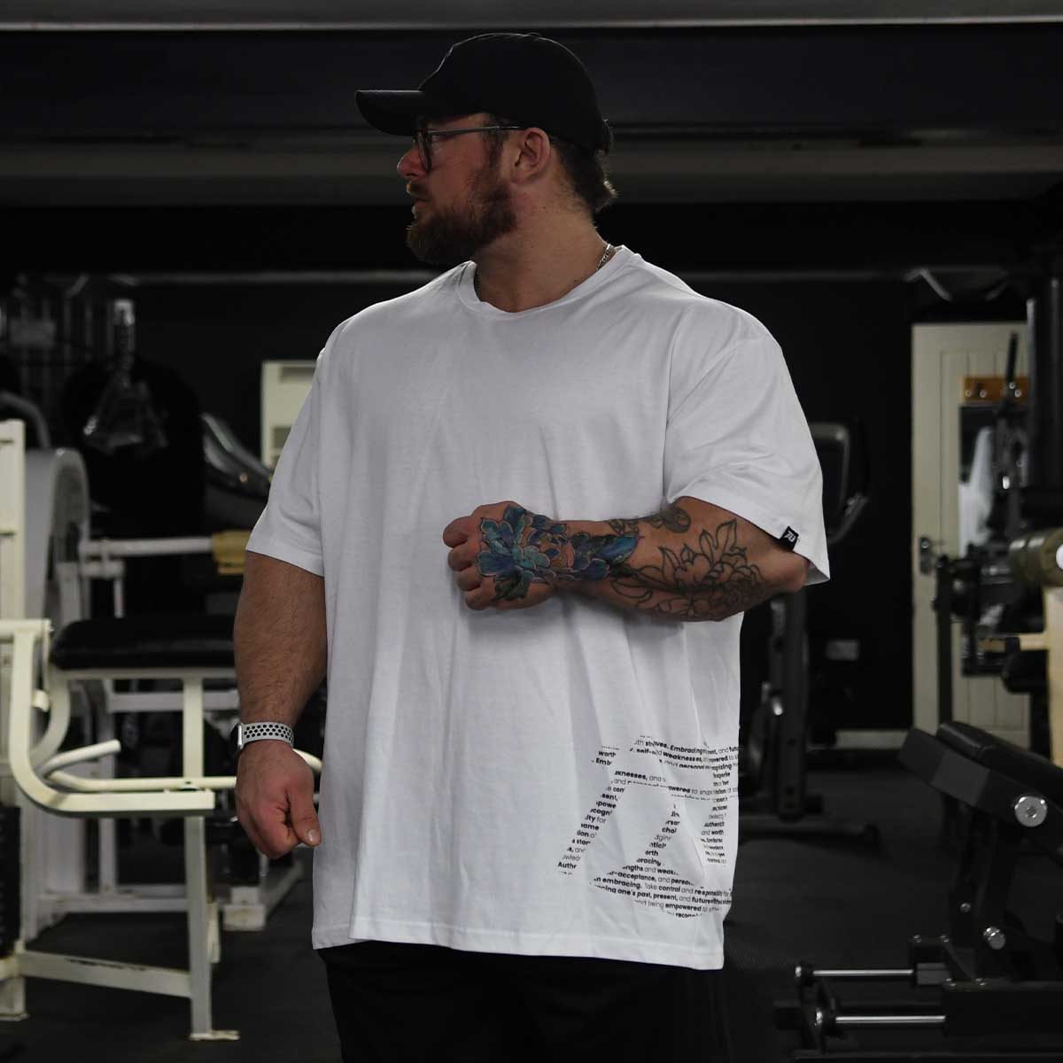 team industry oversize mens tee for bodybuilding & fitness