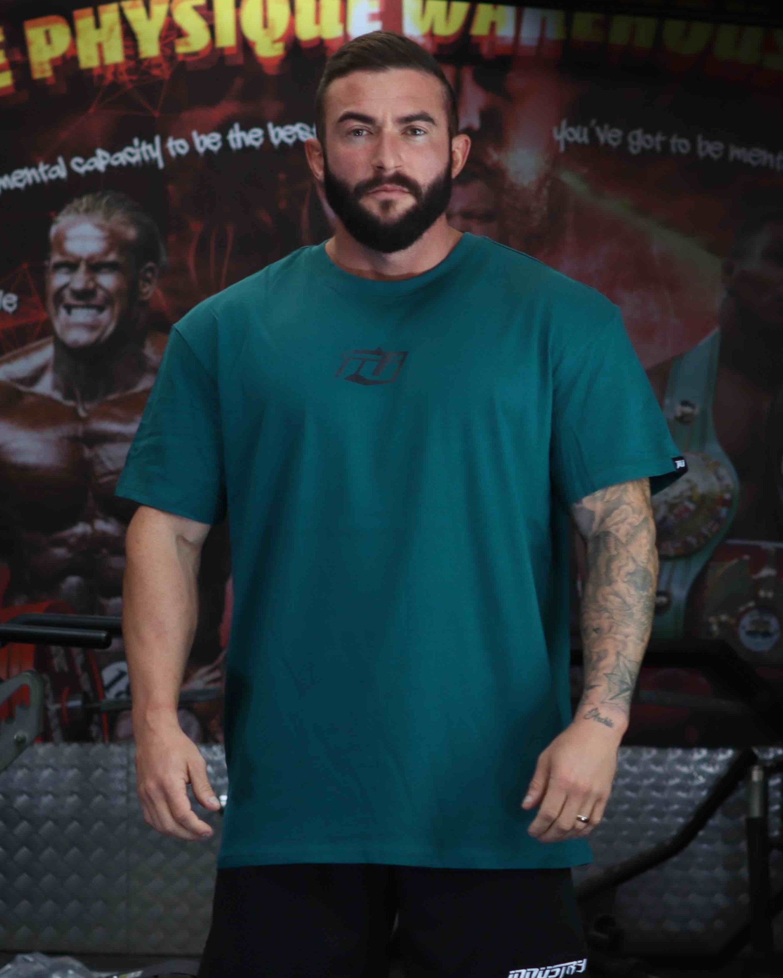 INDUSTRY T SHIRT TEE FOR FITNESS GYM WORKOUT