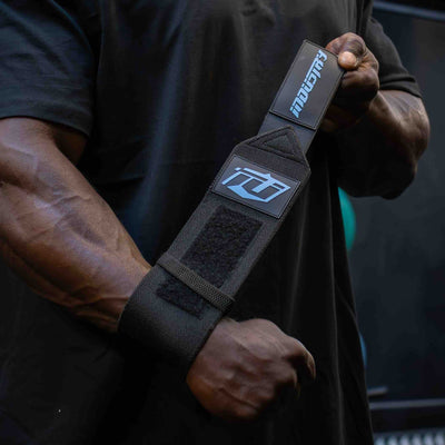 team industry wrist straps deadlifting bodybuilding