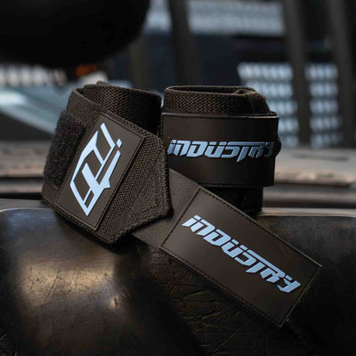 team industry wrist straps deadlifting bodybuilding