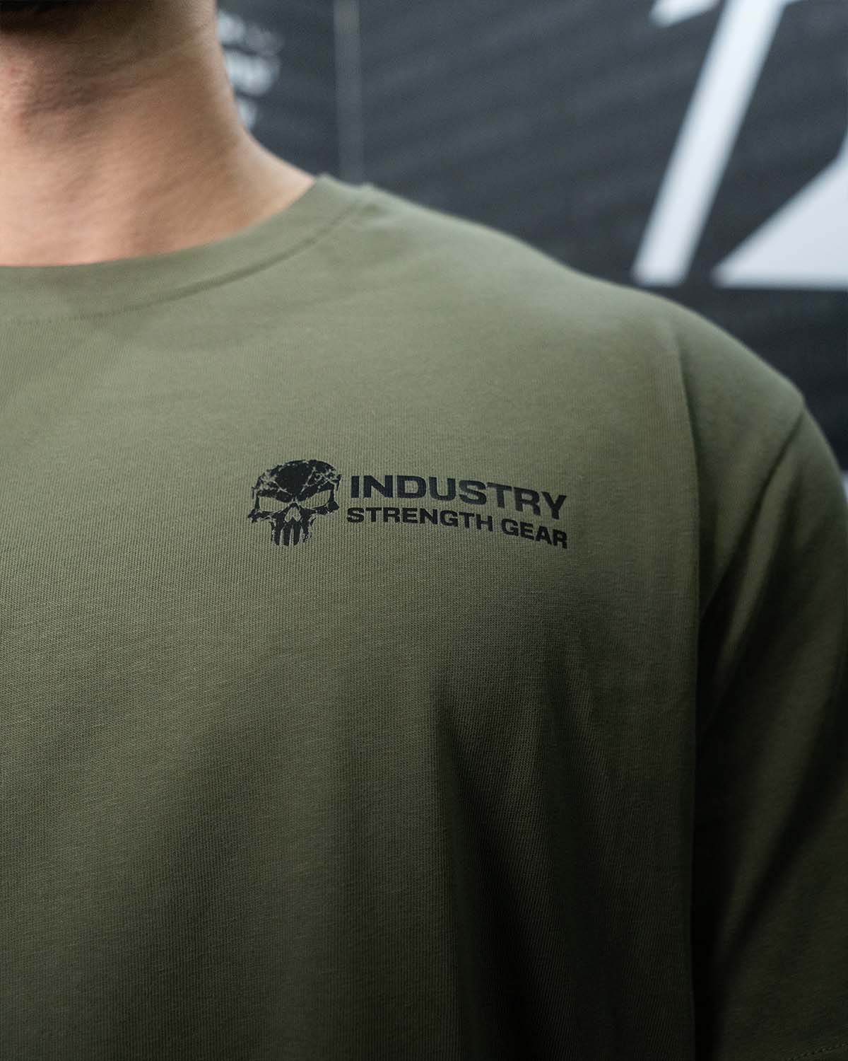 oversize bodybuilding cotton tee shirt