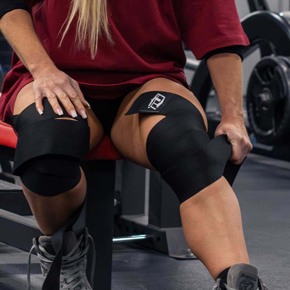 INDUSTRY KNEE WRAPS FOR SQUATS WEIGHT LIFTING