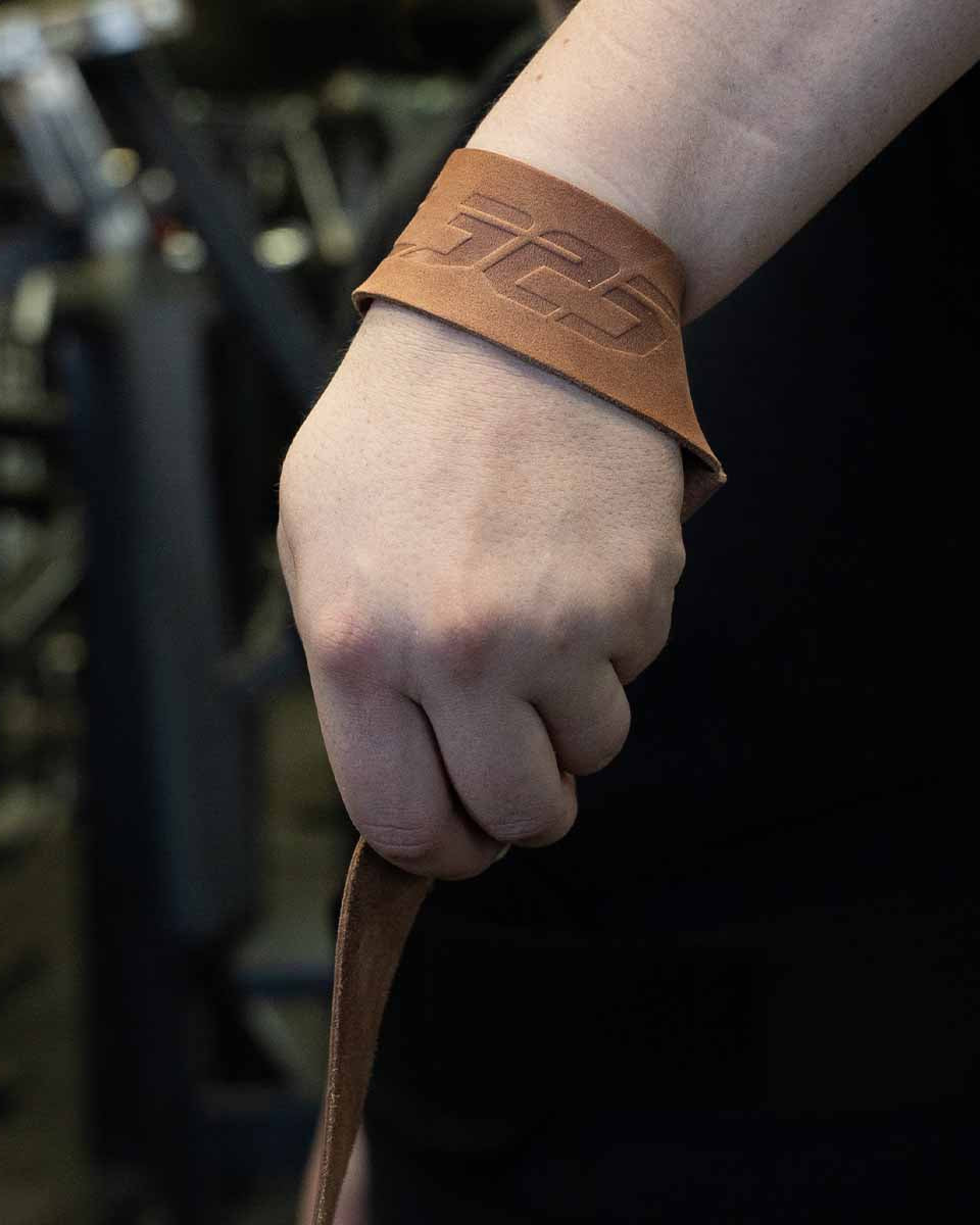 leather weight lifting straps lucy underdown