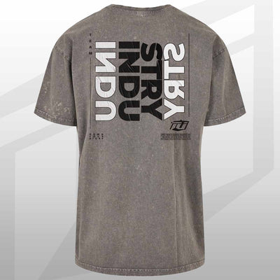 INDUSTRY T SHIRT TEE FOR FITNESS GYM WORKOUT BODYBUILDING